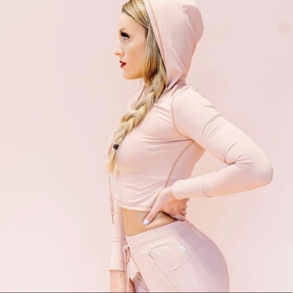 Buffbunny Collection Tops - Jasmine crop top hoodieSOLD